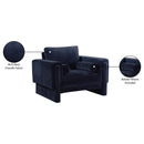  Manufacturer Color_Navy -- Madeline Navy Chenille Fabric Upholstered Chair IMAGE 16