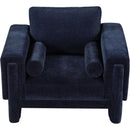  Manufacturer Color_Navy -- Madeline Navy Chenille Fabric Upholstered Chair IMAGE 5