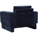  Manufacturer Color_Navy -- Madeline Navy Chenille Fabric Upholstered Chair IMAGE 7