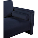  Manufacturer Color_Navy -- Madeline Navy Chenille Fabric Upholstered Chair IMAGE 9