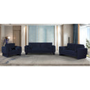  Manufacturer Color_Navy -- Madeline 65" Navy Chenille Fabric Upholstered Loveseat IMAGE 12