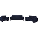  Manufacturer Color_Navy -- Madeline 65" Navy Chenille Fabric Upholstered Loveseat IMAGE 13