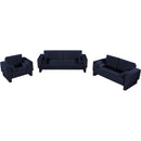  Manufacturer Color_Navy -- Madeline 65" Navy Chenille Fabric Upholstered Loveseat IMAGE 14