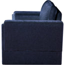  Manufacturer Color_Navy -- Madeline 65" Navy Chenille Fabric Upholstered Loveseat IMAGE 6