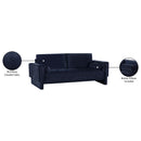  Manufacturer Color_Navy -- Madeline 89" Navy Chenille Fabric Upholstered Sofa IMAGE 16