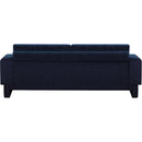  Manufacturer Color_Navy -- Madeline 89" Navy Chenille Fabric Upholstered Sofa IMAGE 3