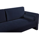  Manufacturer Color_Navy -- Madeline 89" Navy Chenille Fabric Upholstered Sofa IMAGE 9