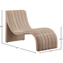 Manufacturer Color_Beige -- Meridian Orian Fabric Chaise IMAGE 8
