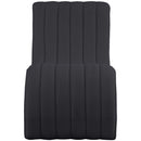  Manufacturer Color_Black -- Orian Black Teddy Fabric Upholstered Chaise Lounge IMAGE 5