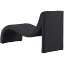  Manufacturer Color_Black -- Orian Black Teddy Fabric Upholstered Chaise Lounge IMAGE 6