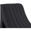  Manufacturer Color_Black -- Orian Black Teddy Fabric Upholstered Chaise Lounge IMAGE 7