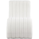  Manufacturer Color_Cream -- Orian Cream Teddy Fabric Upholstered Chaise Lounge IMAGE 5
