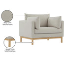  Manufacturer Color_Beige -- Meridian Langham Stationary Fabric Chair IMAGE 16