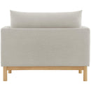  Manufacturer Color_Beige -- Meridian Langham Stationary Fabric Chair IMAGE 3