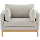  Manufacturer Color_Beige -- Meridian Langham Stationary Fabric Chair IMAGE 4