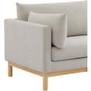  Manufacturer Color_Beige -- Meridian Langham Stationary Fabric Chair IMAGE 7