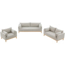  Manufacturer Color_Beige -- Meridian Langham Stationary Fabric Sofa IMAGE 13