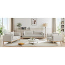  Manufacturer Color_Beige -- Meridian Langham Stationary Fabric Sofa IMAGE 15