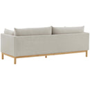 Manufacturer Color_Beige -- Meridian Langham Stationary Fabric Sofa IMAGE 4