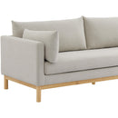  Manufacturer Color_Beige -- Meridian Langham Stationary Fabric Sofa IMAGE 8
