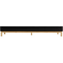  Manufacturer Color_Black -- Langham 89.5" Black Linen Textured Fabric Upholstered Sofa IMAGE 10
