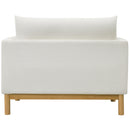  Manufacturer Color_Cream -- Langham Cream Linen Textured Fabric Upholstered Chair IMAGE 3