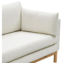  Manufacturer Color_Cream -- Langham Cream Linen Textured Fabric Upholstered Chair IMAGE 8