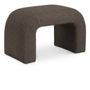  Color_Brown -- Niagara Brown Boucle Fabric Upholstered Bench IMAGE 1