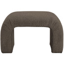  Color_Brown -- Niagara Brown Boucle Fabric Upholstered Bench IMAGE 3