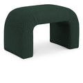  Color_Green -- Niagara Green Boucle Fabric Upholstered Bench IMAGE 1