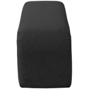  Color_Black -- Meridian Niagara Boucle Fabric Upholstered Bench IMAGE 4