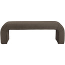  Color_Brown -- Niagara Brown Boucle Fabric Upholstered Bench IMAGE 3