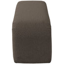  Color_Brown -- Niagara Brown Boucle Fabric Upholstered Bench IMAGE 4