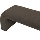  Color_Brown -- Niagara Brown Boucle Fabric Upholstered Bench IMAGE 5