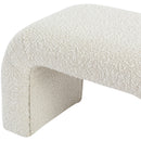  Color_Cream -- Niagara Cream Boucle Fabric Upholstered Bench IMAGE 6