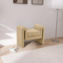  Color_Camel -- Sloan Camel Velvet Upholstered Bench IMAGE 2