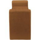 Meridian Sloan Saddle Velvet Bench IMAGE 4