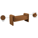  Color_Saddle -- Sloan Saddle Velvet Upholstered Bench IMAGE 7
