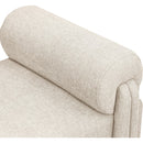  Color_Beige -- Meridian Stefano Fabric Upholstered Bench IMAGE 5