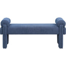  Color_Navy -- Stefano Navy Fabric Upholstered Bench IMAGE 3
