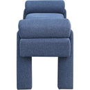  Color_Navy -- Stefano Navy Fabric Upholstered Bench IMAGE 4
