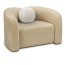  Manufacturer Color_Beige -- Meridian Kali Stationary Fabric Chair IMAGE 1