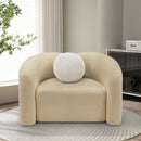  Manufacturer Color_Beige -- Meridian Kali Stationary Fabric Chair IMAGE 2