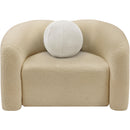  Manufacturer Color_Beige -- Meridian Kali Stationary Fabric Chair IMAGE 4