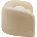  Manufacturer Color_Beige -- Meridian Kali Stationary Fabric Loveseat IMAGE 6