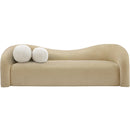  Manufacturer Color_Beige -- Meridian Kali Stationary Fabric Sofa IMAGE 4