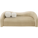  Manufacturer Color_Beige -- Meridian Kali Stationary Fabric Sofa IMAGE 5