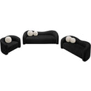  Manufacturer Color_Black -- Kali Black Faux Shearling Teddy Fabric Upholstered Chair IMAGE 13