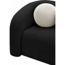  Manufacturer Color_Black -- Kali Black Faux Shearling Teddy Fabric Upholstered Chair IMAGE 8