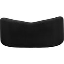  Manufacturer Color_Black -- Kali 62" Black Faux Shearling Teddy Fabric Upholstered Loveseat IMAGE 3